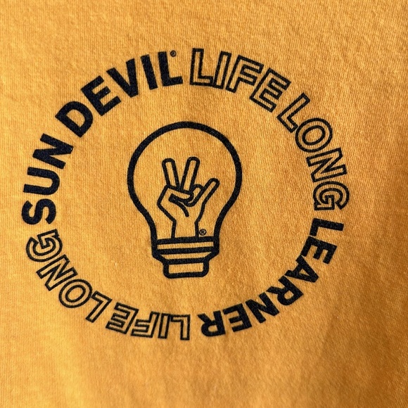 ASU lifelong learning gold and black District T-shirt, size 2XL - Picture 2 of 6